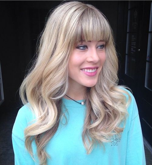 21 Cute, Effortless Long Hairstyles with Bangs and Layers