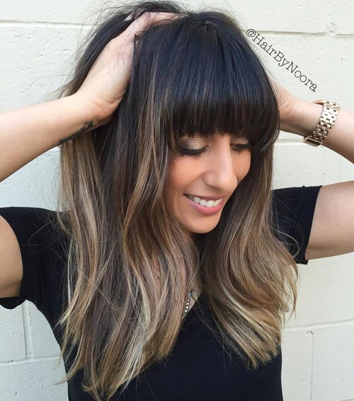 21 Cute Effortless Long Hairstyles With Bangs And Layers