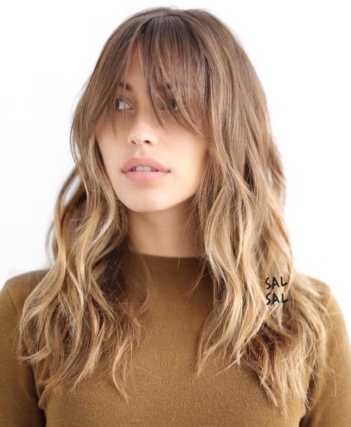 21 Cute Effortless Long Hairstyles With Bangs And Layers Hairstyles Weekly