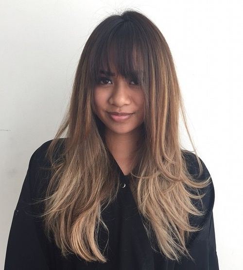 Long Sunkissed Light Brown Balayage Hair with Long Textured Layers | by  Hairstyleology | Medium
