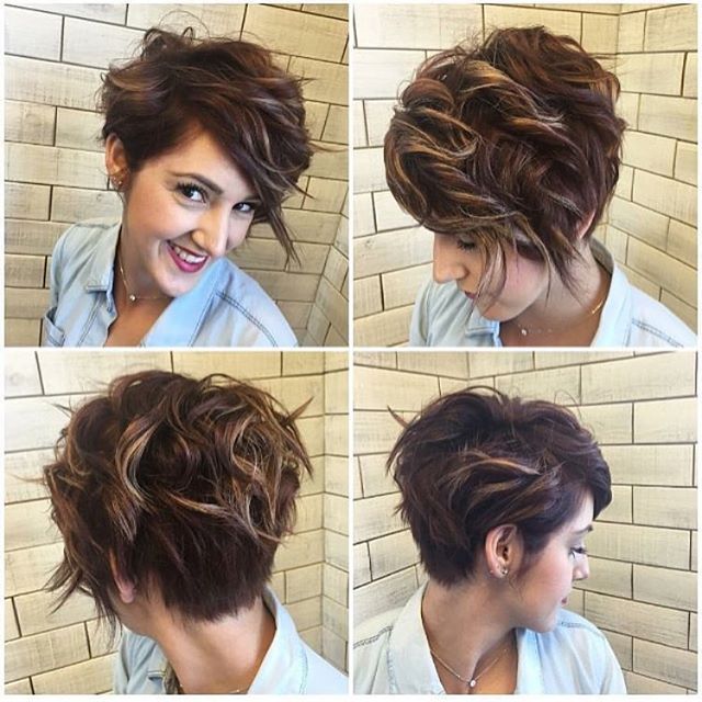 40 Hottest Short Wavy Curly Pixie Haircuts 2020 Pixie Cuts For