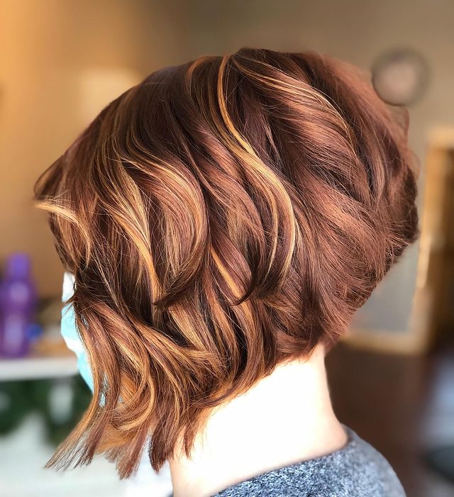 inverted wedge haircut photos