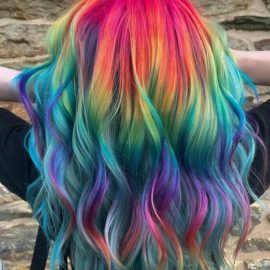 rainbow hair color ideas