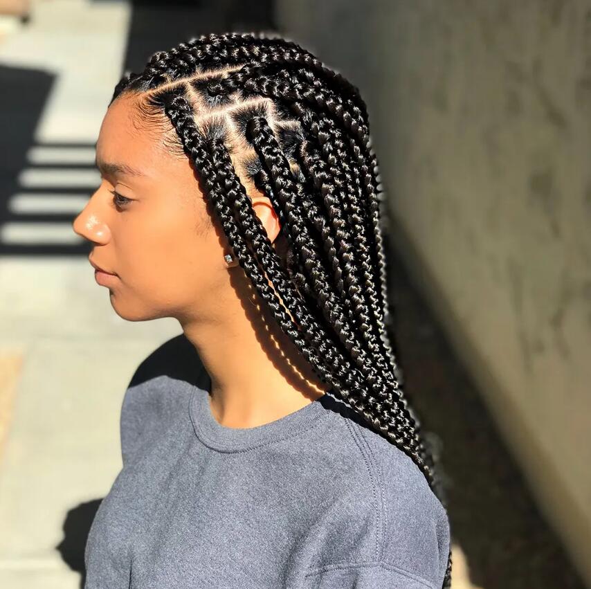 Protective Styling With Braid Extensions Hairstyles Weekly   Braid Extensions 