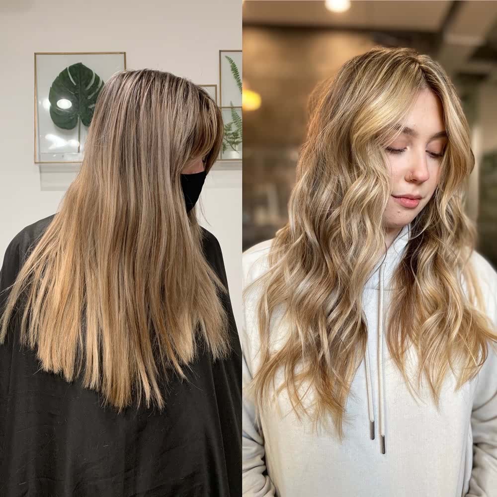 soft wavy long hairstyle