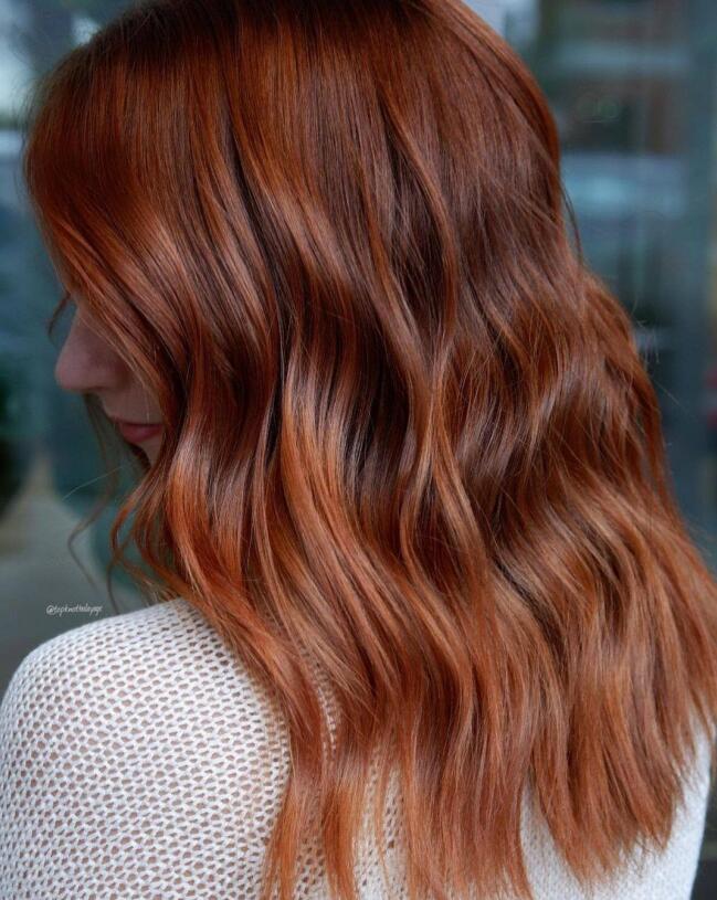 Soft Cinnamon hair color