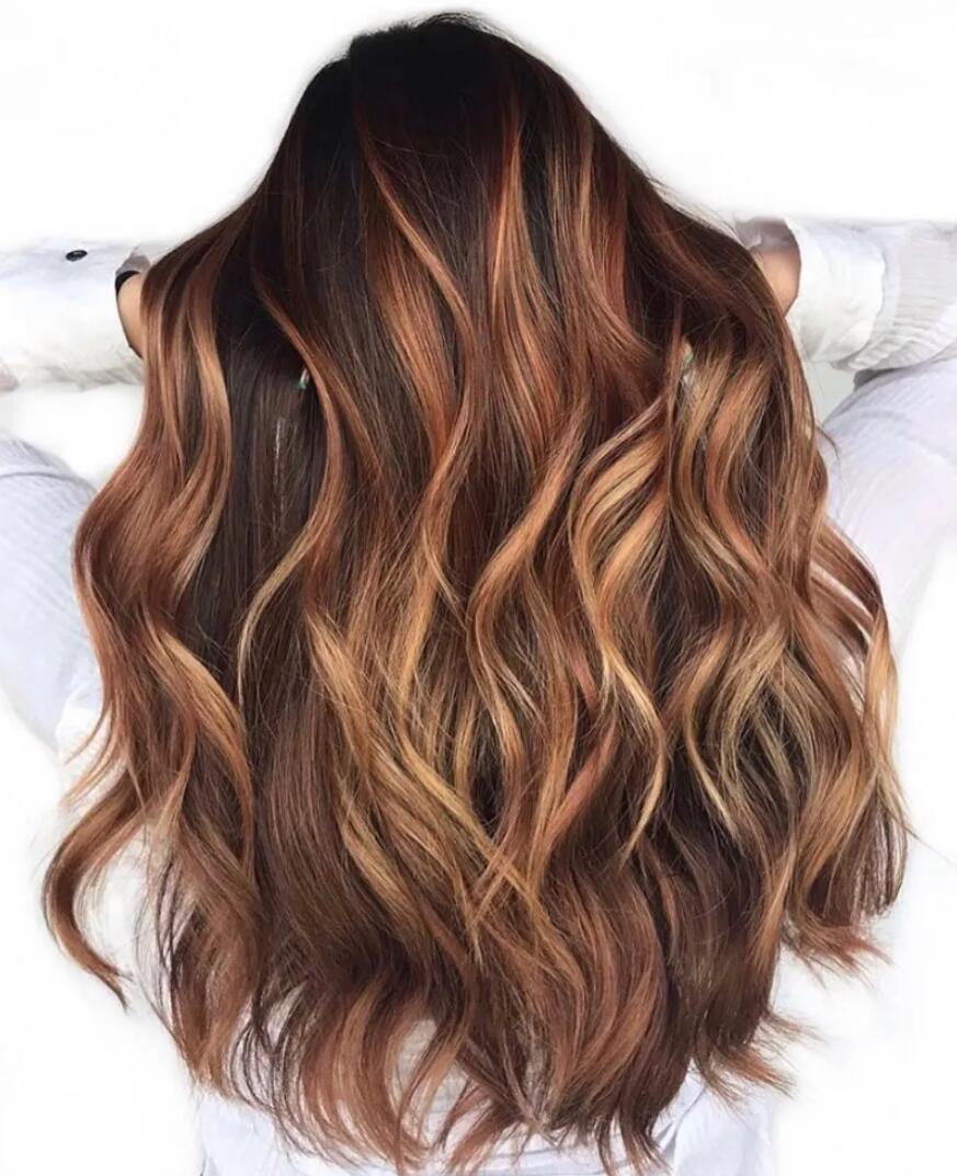 hair color ideas: Burnt Caramel hair color
