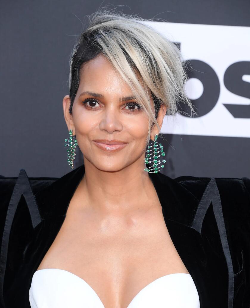 Halle Berry long pixie for women over 50