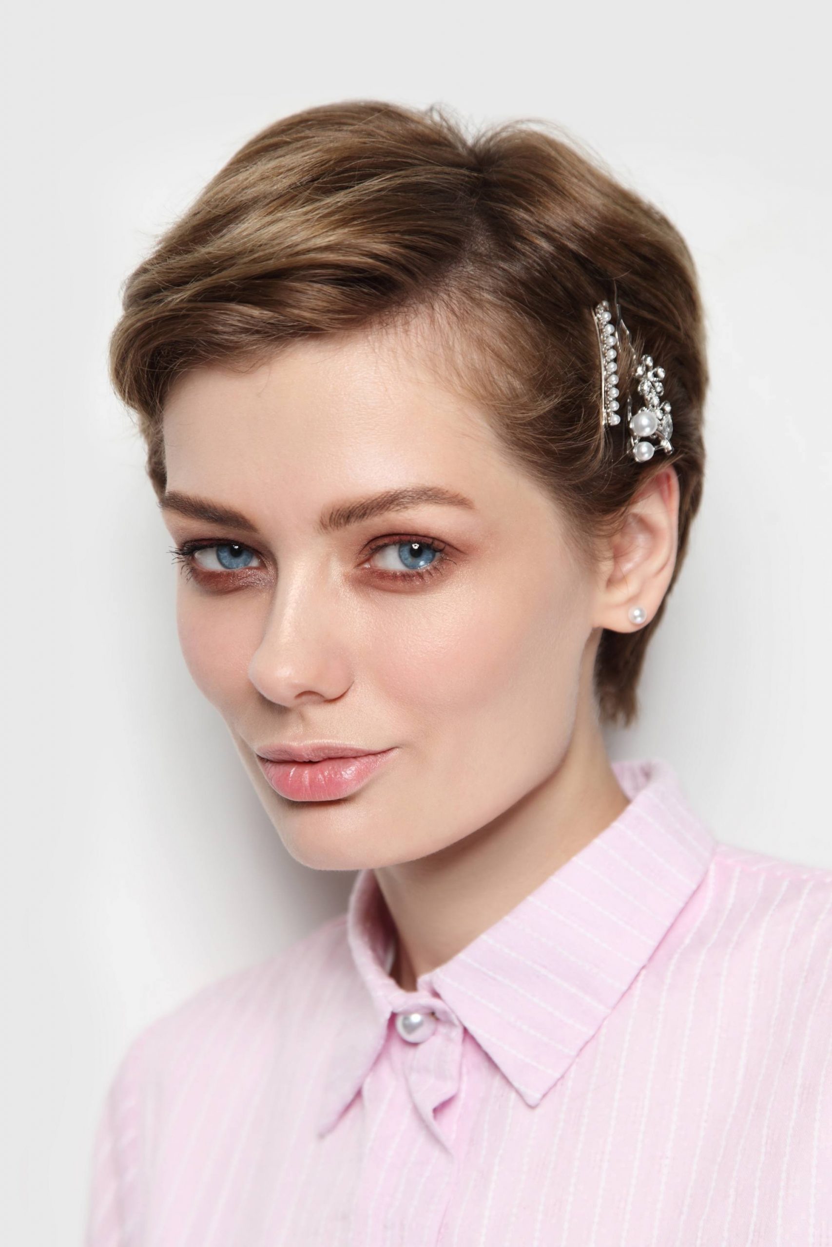 Pixie Haircut with Clips