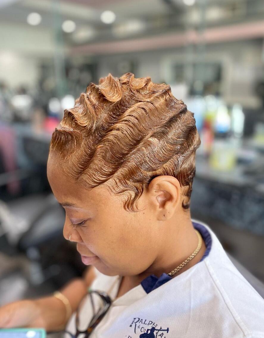 finger waves for short hair