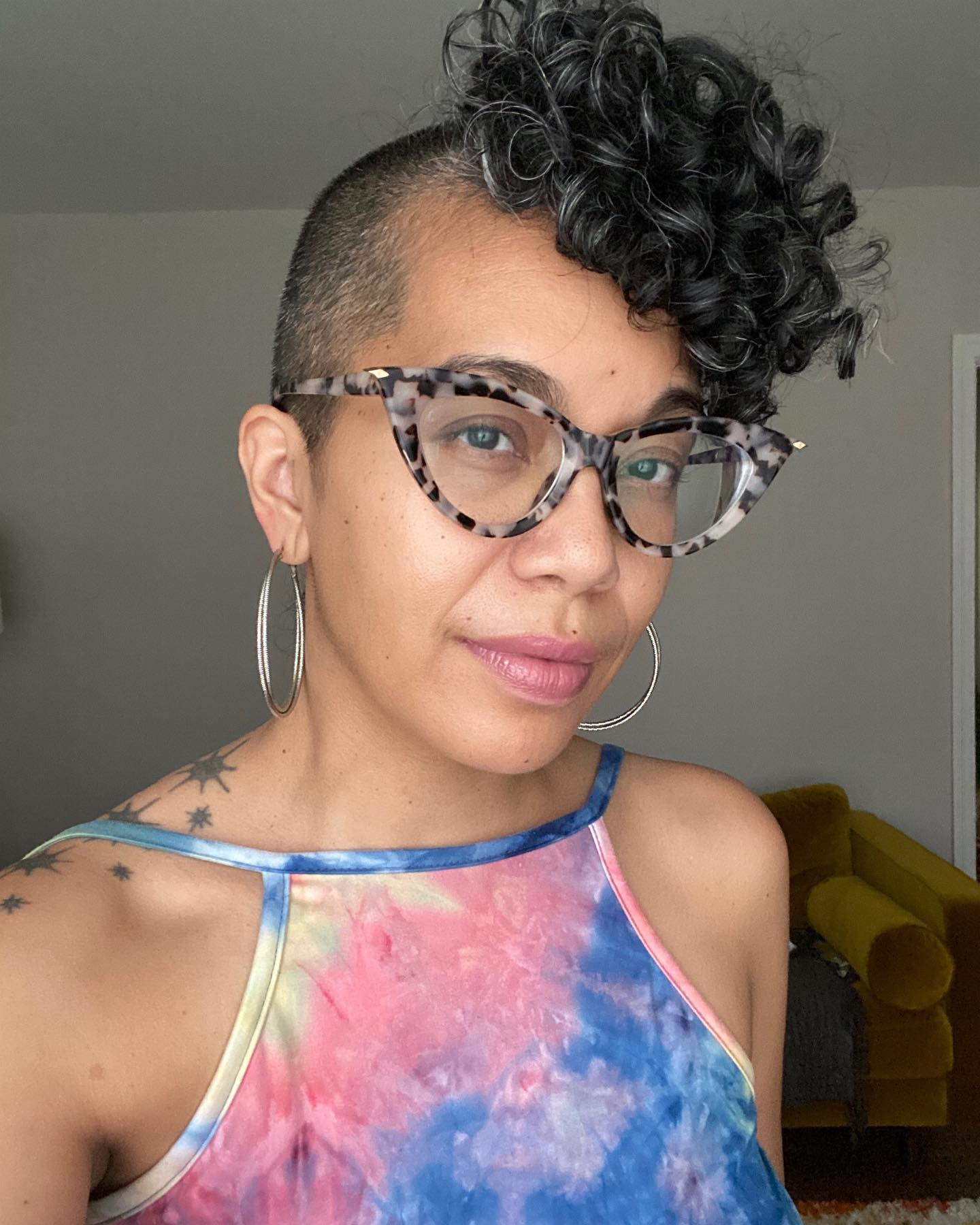 Curly Buzz Cut